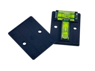 Mini T-shaped square bubble level vial